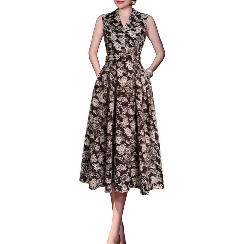 Brc By Burryco Womens Shirtdress, Brown